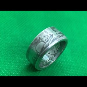 1934-44 Silver Walking liberty Coin Rings